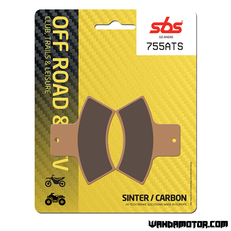 SBS brake pads rear Polaris 250-500