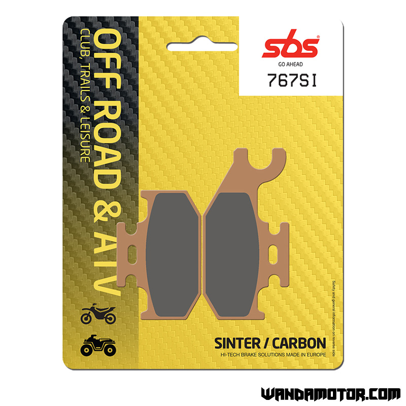 SBS brake pads front 400-800 right