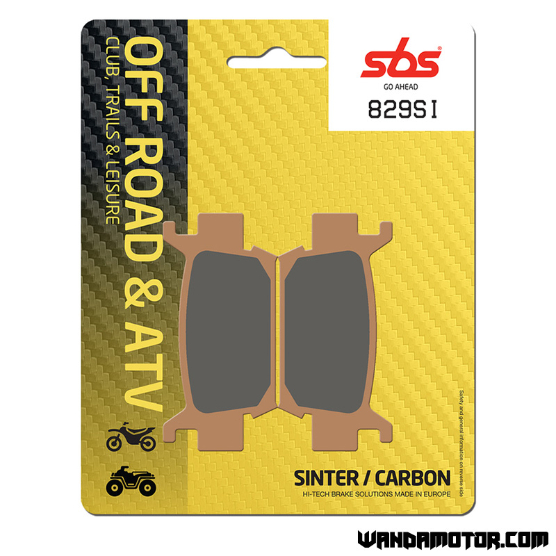 SBS brake pads rear TRX 420-700