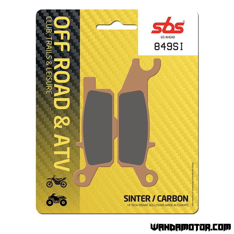 SBS brake pads front YFM 250/550/700 right