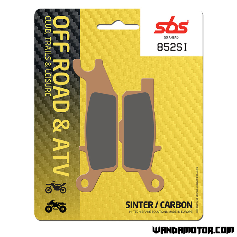 SBS brake pads rear YFM 550, 700 Grizzly