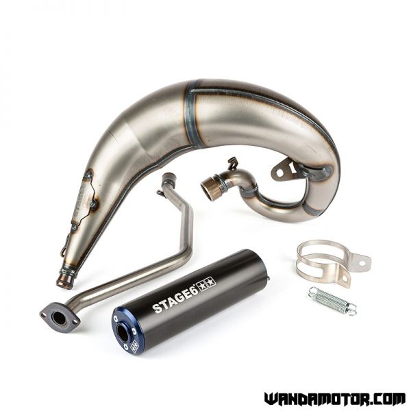 Exhaust Stage6 Streetrace Rieju MRT black/blue