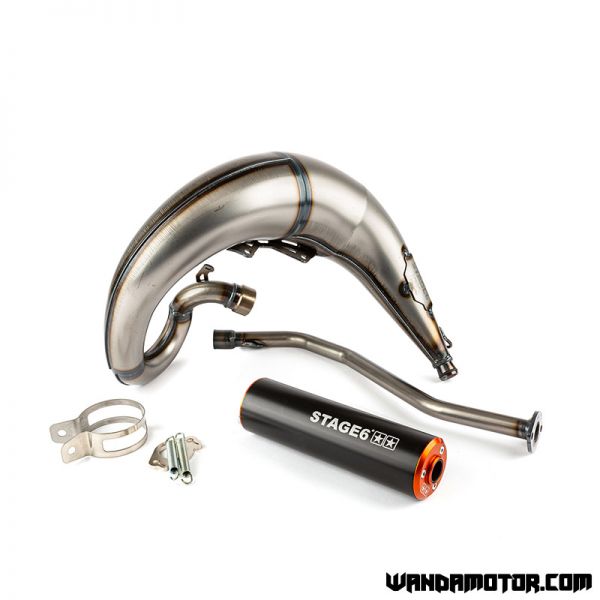 Exhaust Stage6 Streetrace Beta RR black/orange