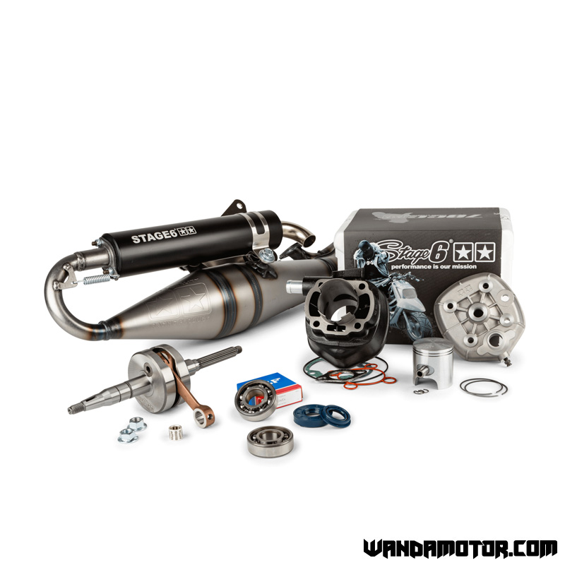 Tuningkit 2EXTREME 70ccm Sport Zylinder Minarelli liegend LC Vergaser,  Auspuffanlageanlage, Düsenset, Set, Satz, Aprilia SR 50, Yamaha Aerox, MBK