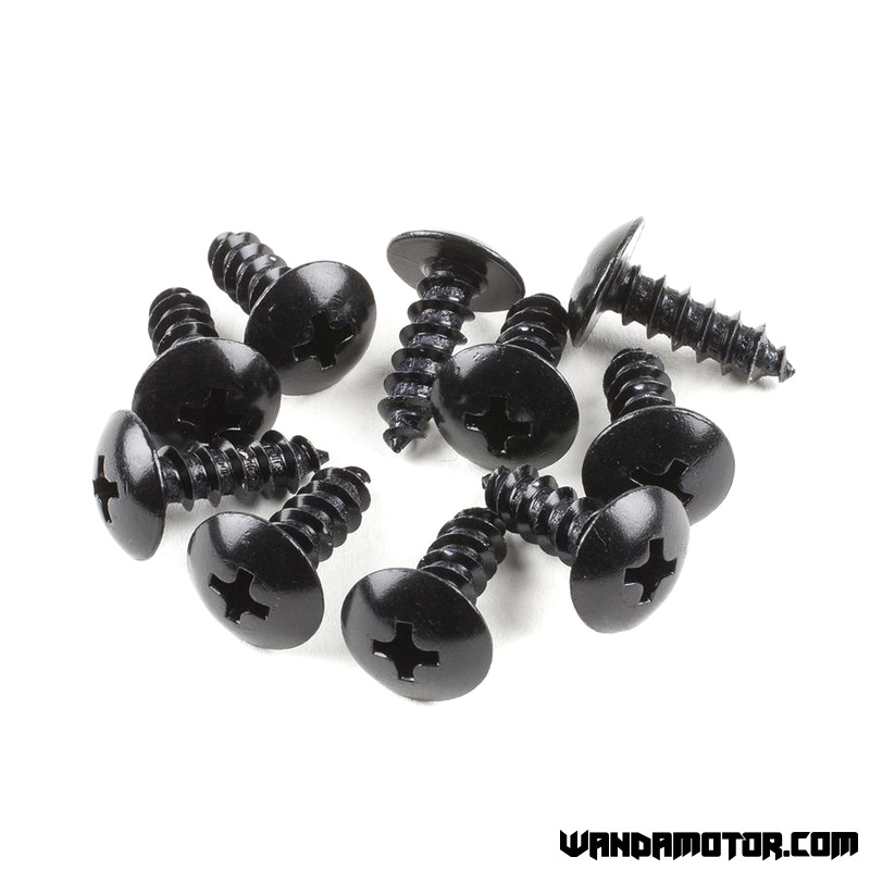 Fairing screw kit M5 x 12mm black 10pcs