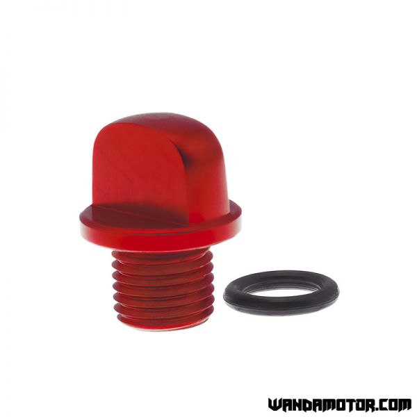 Oil cap Yamaha Aerox anodized red