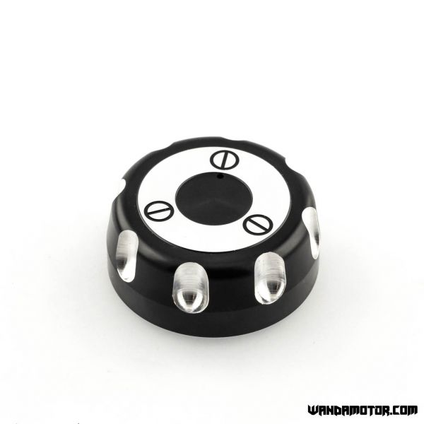 Fuel cap Derbi Senda black aluminium