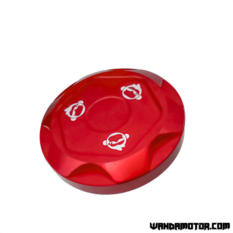 Fuel cap Monkey CNC red