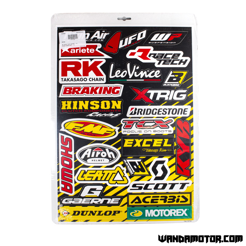 Decal kit Sponsor A 35 x 50 cm