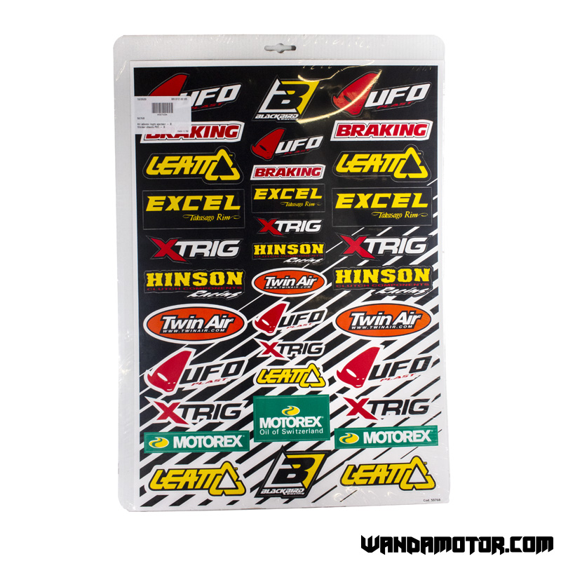 Decal kit Sponsor B 35 x 50 cm