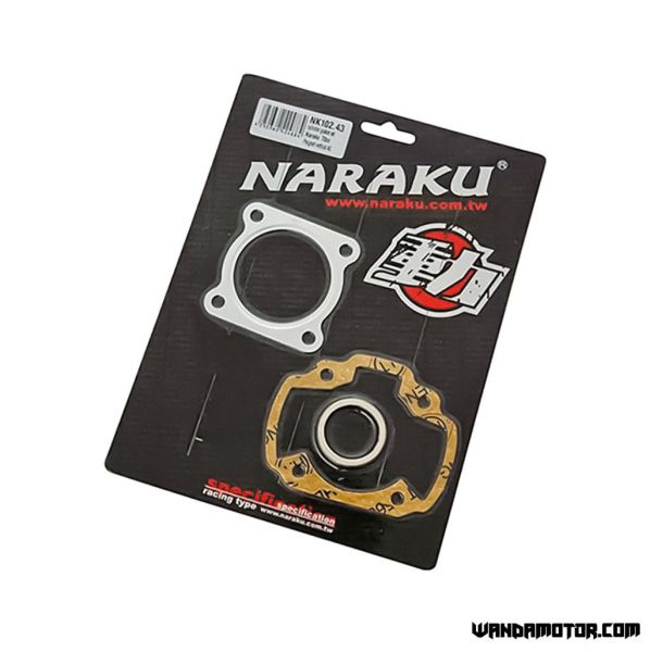 Gasket kit top end Naraku Peugeot vertical AC 70cc-1