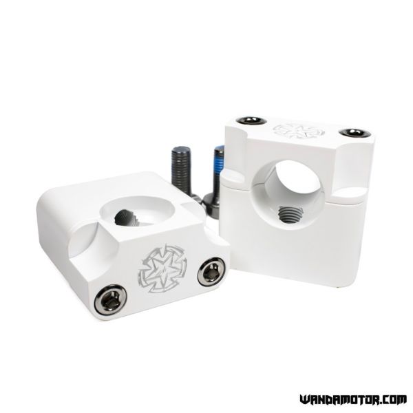 Handlebar fastener kit Timeless Monkey white