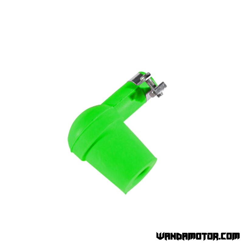 Spark plug cap short rubber green