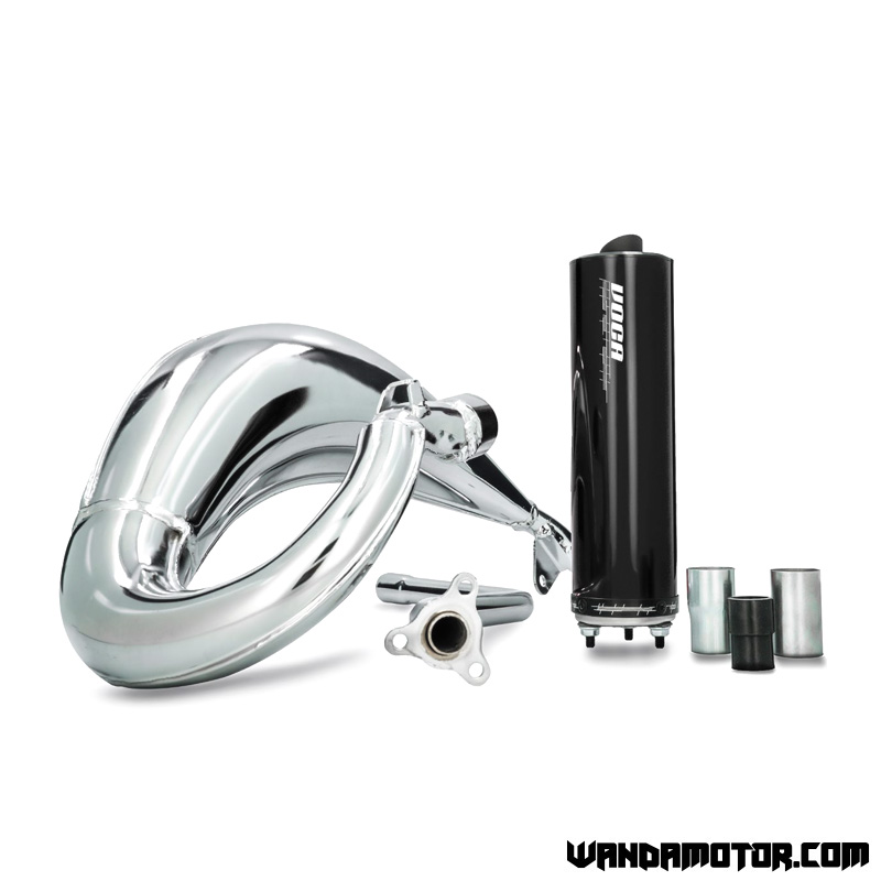 Exhaust Voca Cross chromed 50/70cc Beta RR black