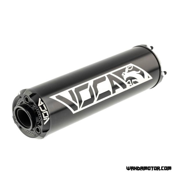 Äänenvaimennin Voca Racing Alu CNC musta/musta