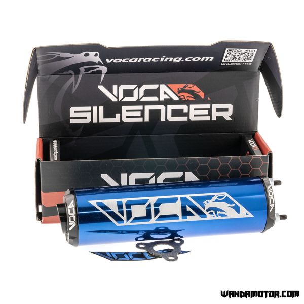 Silencer Voca CNC 22cm blue-2