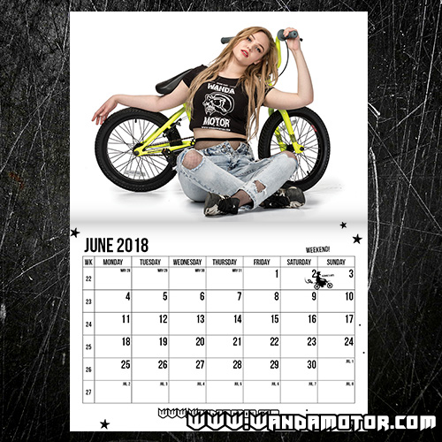 Wandamotor Calendar 2018