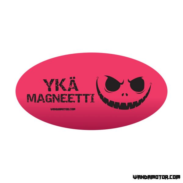 Side cover sticker Monkey [Ykä magneetti] pink-black-1