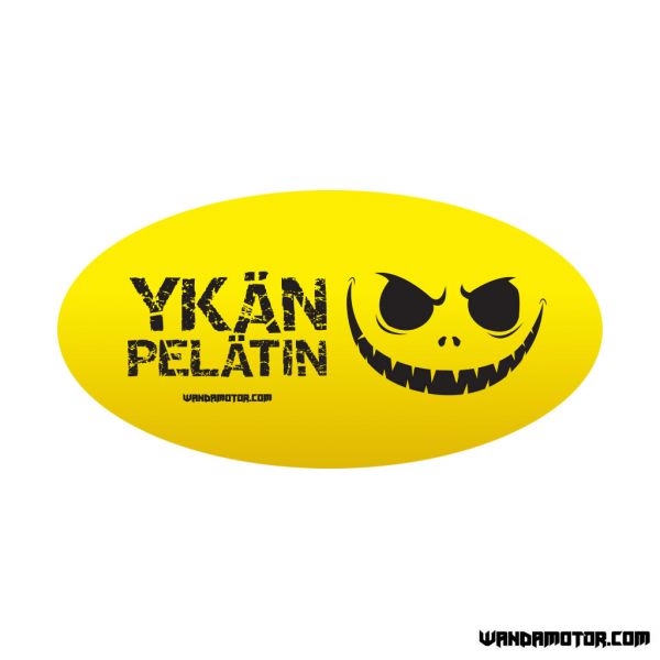 Side cover sticker Monkey [Ykän pelätin] yellow-black-1