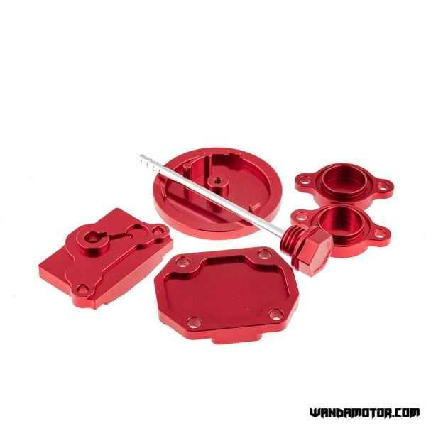 Engine cover set YX 50-125cc CNC red-2