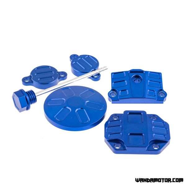 Engine cover set YX 50-125cc CNC blue