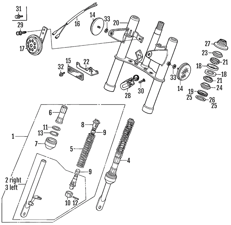 #06 Z50 front fork bushing-3