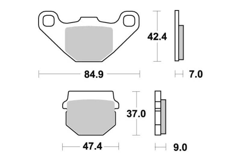 SBS 544 SI brake pads