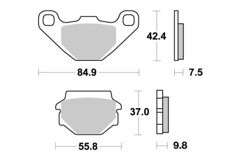 SBS 546 SI brake pads