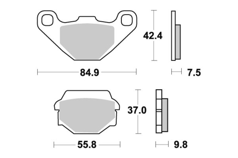 SBS 586 SI brake pads