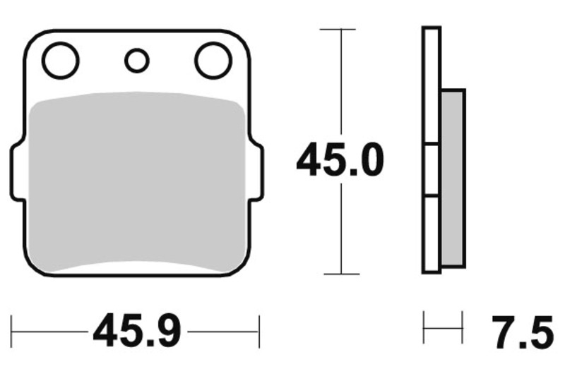 SBS 592 SI brake pads