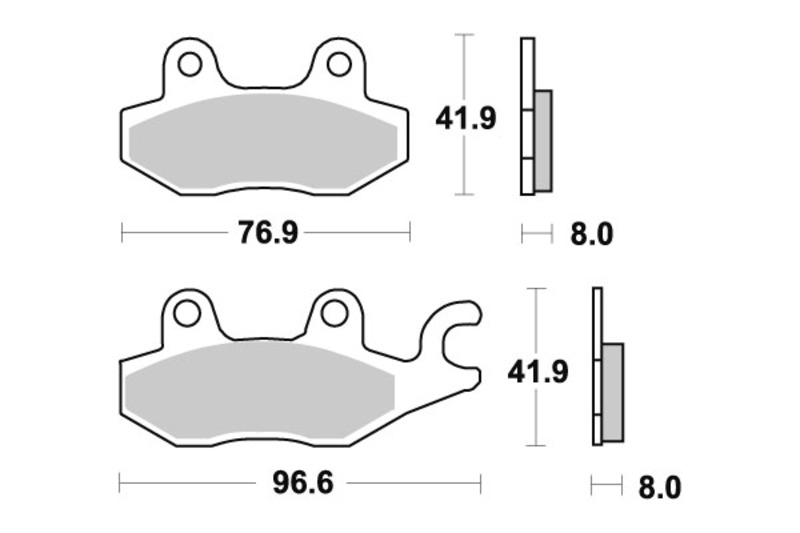 SBS 638 SI brake pads