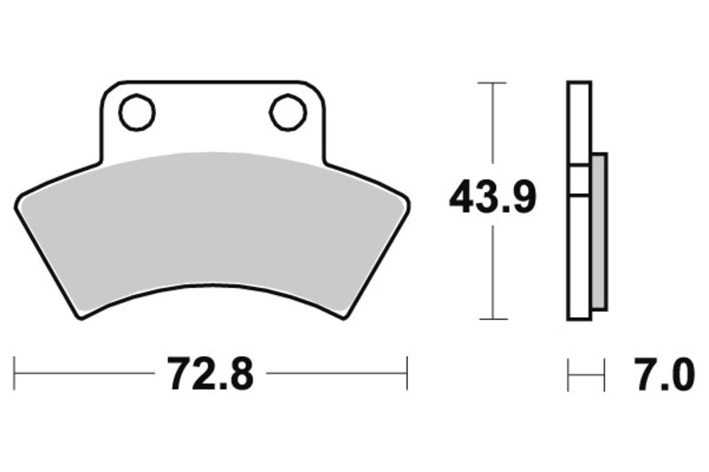 SBS 717 ATS brake pads