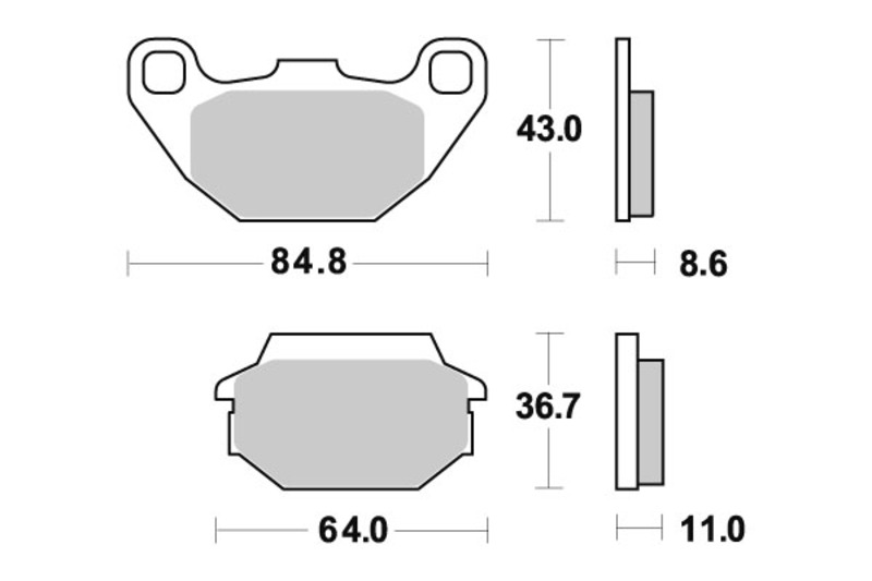 SBS 749 SI brake pads