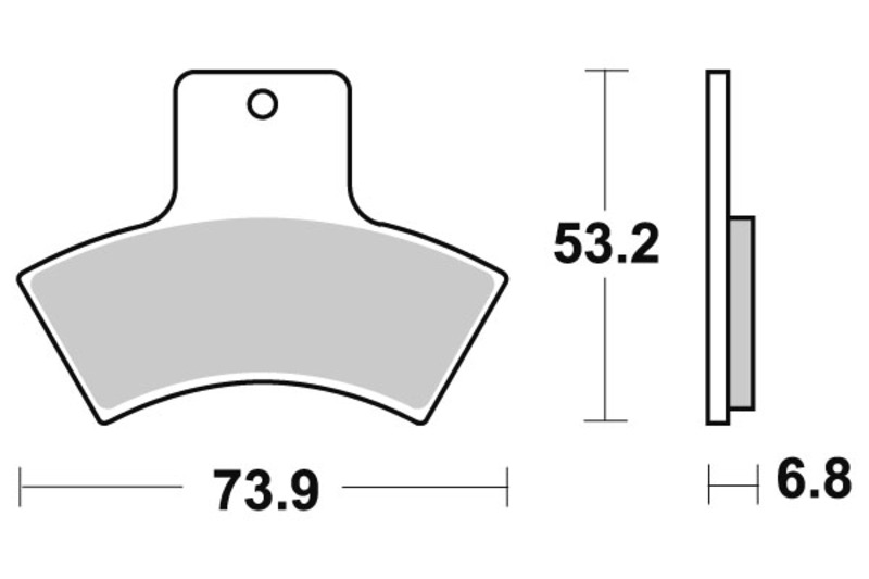 SBS 755 ATS brake pads