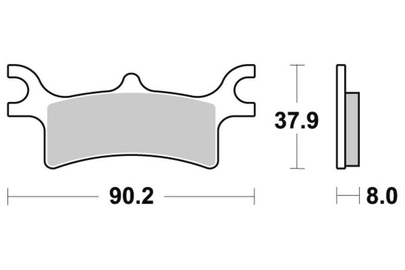 SBS 787 ATS brake pads