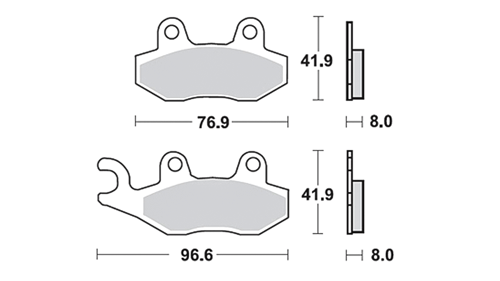 ProX 100202 brake pads