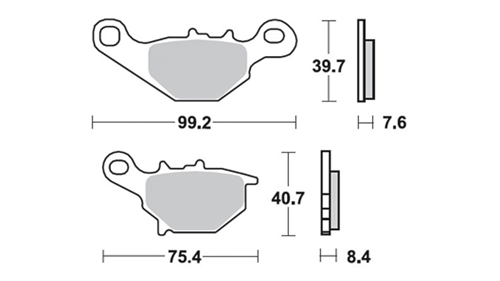 ProX 105202 brake pads