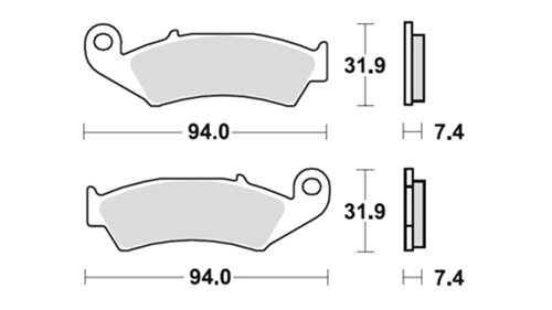 ProX 105302 brake pads