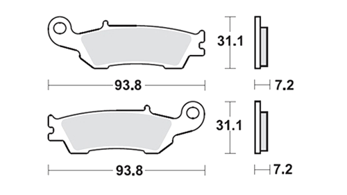 ProX 105802 brake pads