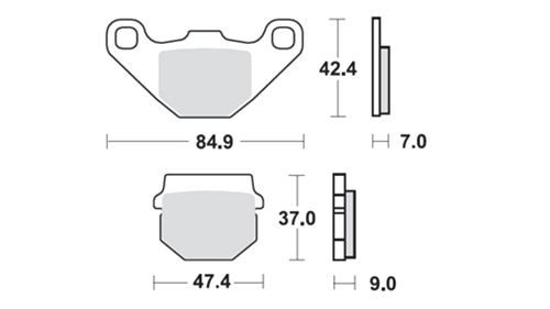 ProX 106002 brake pads
