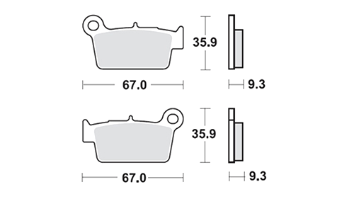 ProX 201302 brake pads