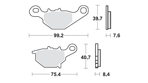 ProX 204502 brake pads
