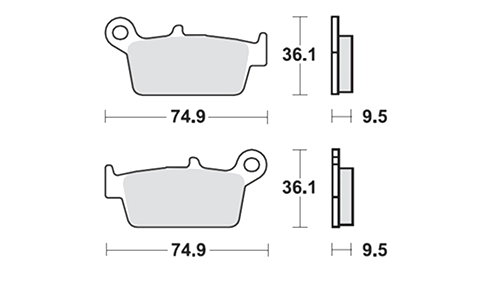 ProX 207102 brake pads