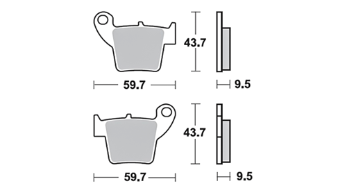 ProX 208202 brake pads