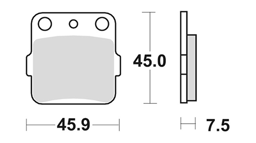 SBS 592si brake pads