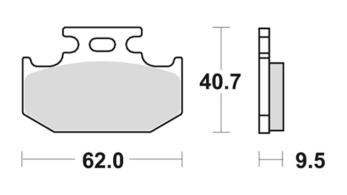 SBS 648si brake pad