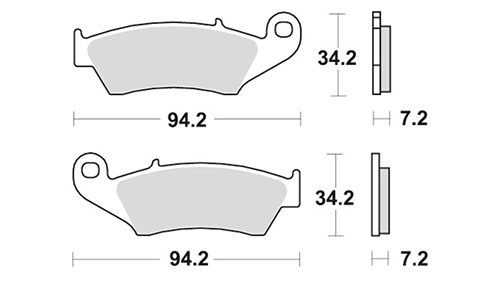 SBS 694si brake pads