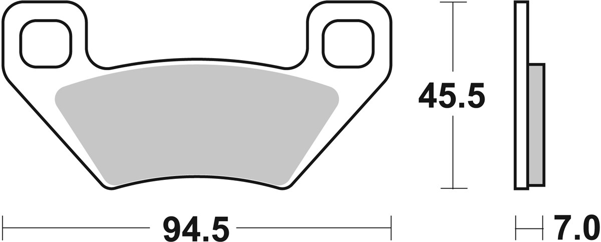 SBS 822 ATS brake pads