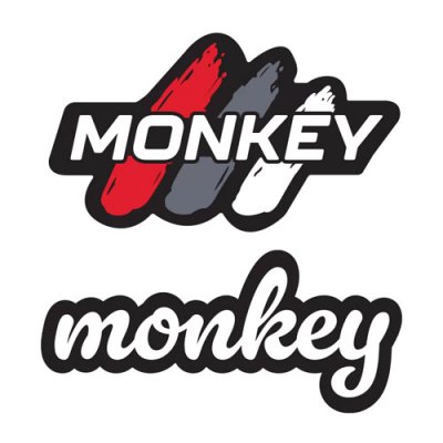 Monkey fuel tank stickers