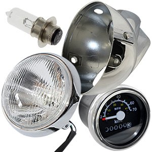 Speedometer, lamps